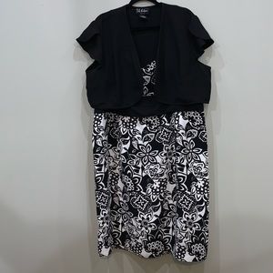 Black and white dress